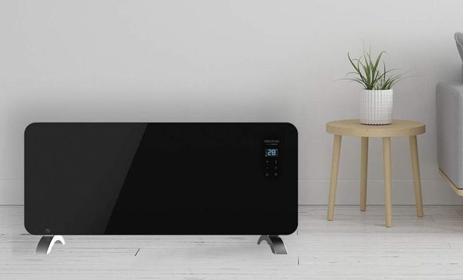 Cecotec Radiador Eléctrico Bajo Consumo Ready Warm 6770 Crystal Connection. Wifi diseño