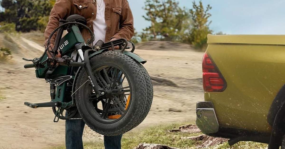 ENGWE Bicicleta eléctrica Plegable plegada