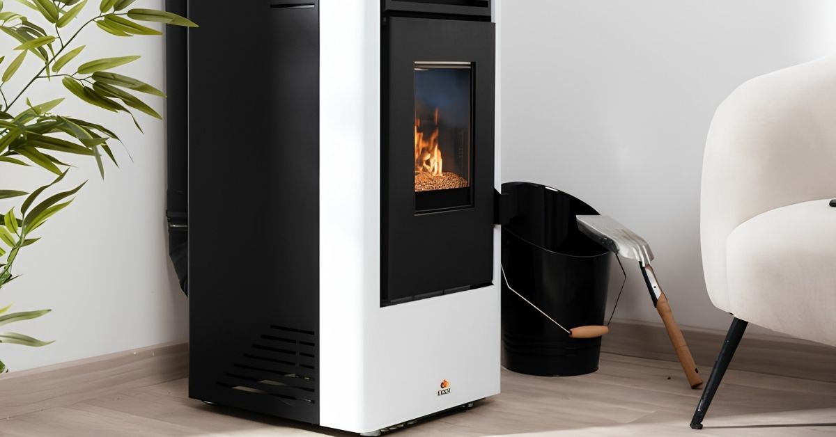 Estufa de pellet WATT 9 detalle salón