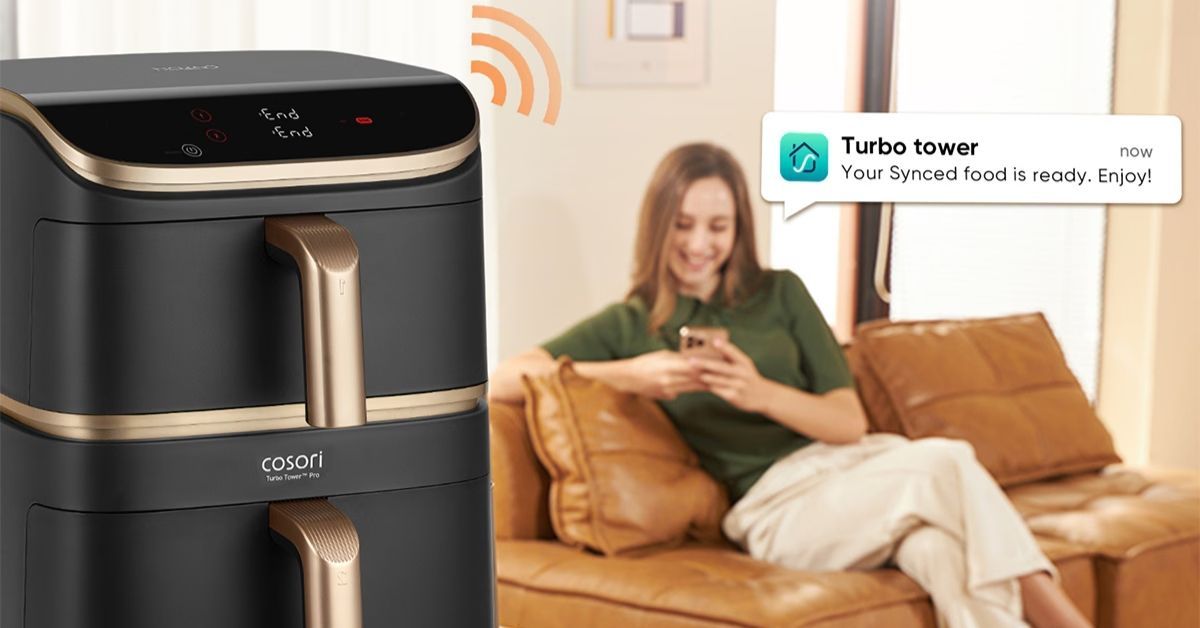 Freidora de Aire Cosori Turbo Tower Pro Smart Chef Edition inteligente