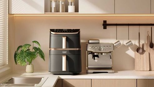Freidora de aire Cosori Turbo Tower Pro Smart Chef Edition uso