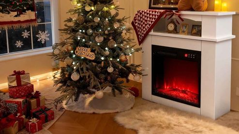HOMAVO 18 Chimenea Eléctrica con Mueble diseño