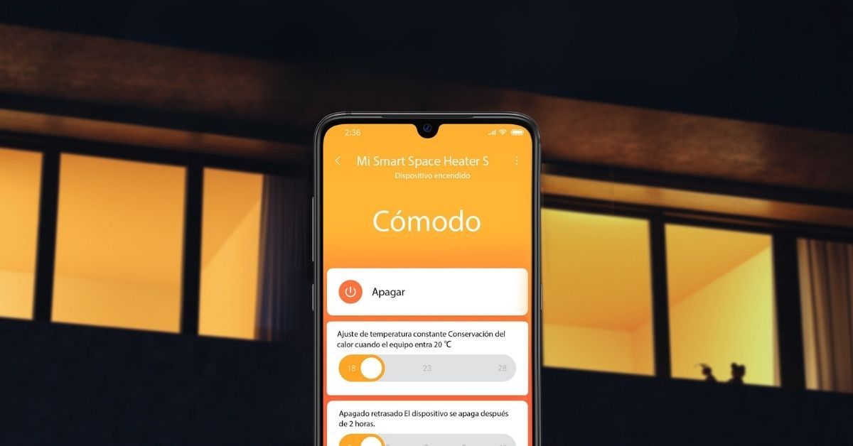 Mi Smart Space Heater control remoto