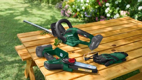 PARKSIDE® Cortasetos recargable diseño completo