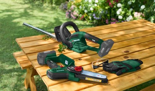 PARKSIDE® Cortasetos recargable diseño completo