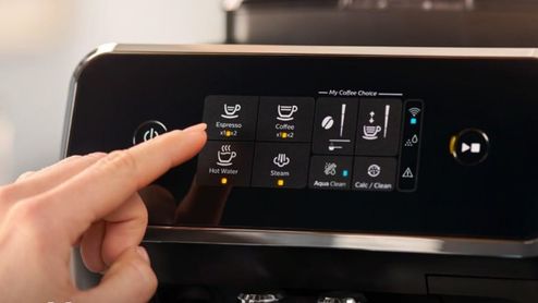 PHILIPS Serie 2200 Cafetera Espresso pantalla táctil