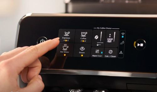 PHILIPS Serie 2200 Cafetera Espresso pantalla táctil