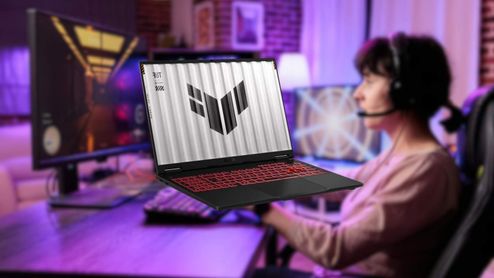 Portátil Asus TUF Gaming A16 diseño escritorio