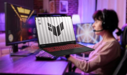 Portátil Asus TUF Gaming A16 diseño escritorio