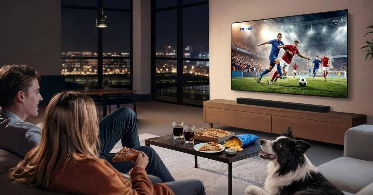 Smart TV MiniLED 75 (190,5 cm) Samsung TU75M73HAU uso