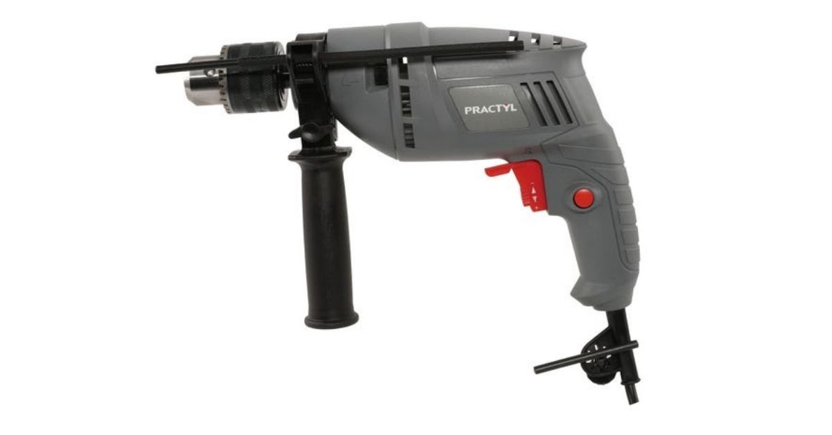 Taladro percutor PRACTYL 500 W diseño completo