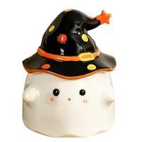 Taza de fantasma con tapa