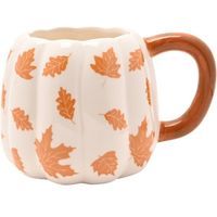 Taza con hojas