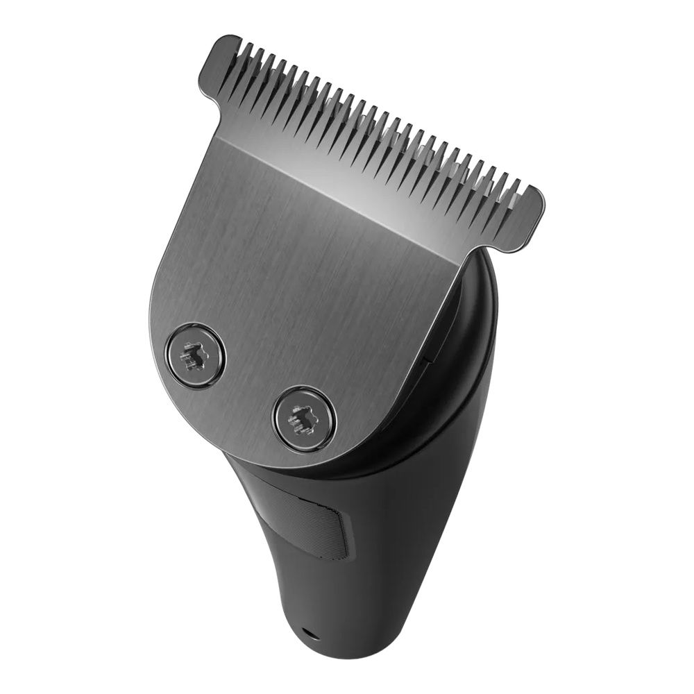 Detalle del cabezal desmontable del cortador de pelo y barba Carrera.