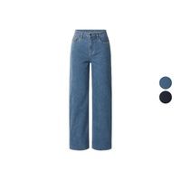 Pantalones vaqueros de mujer, pernera ancha, tiro alto.