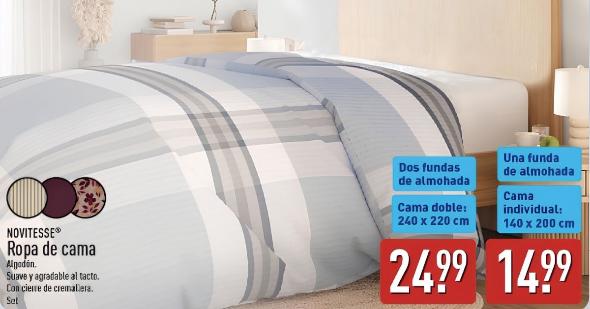 ropa de cama aldi
