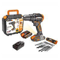 Taladro percutor a batería WORX 20V Brushless
