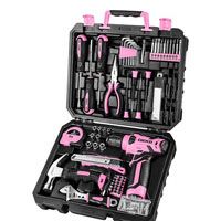 DEKO Caja Herramientas Completa con Destornillador Electrico
