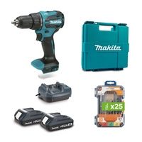 Kit Taladro Percutor a batería MAKITA 18V