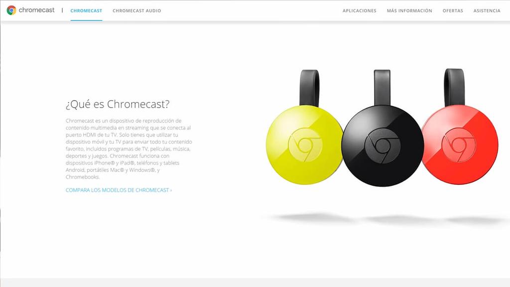 google chromecast 2 presentación