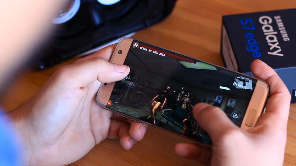 Ejecución de jeugo en el Samsung Galaxy S7 Edge