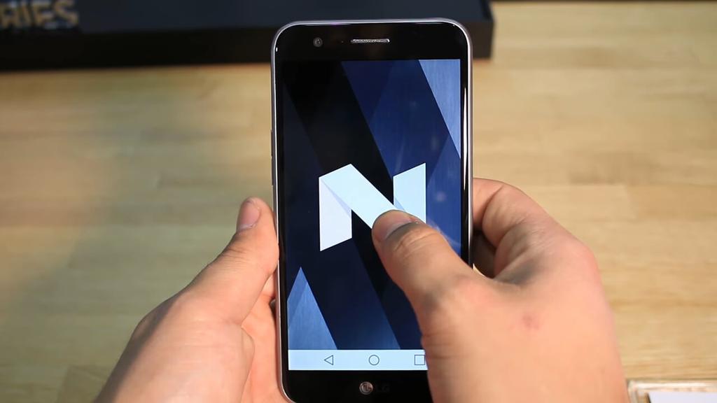Android Nougat en LG K10 2017