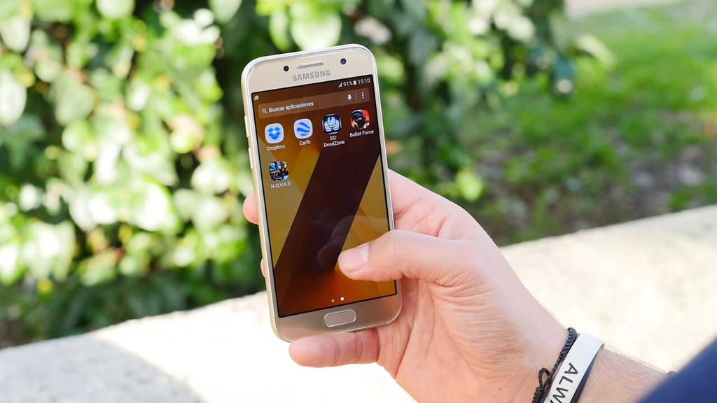 Uso del Samsung Galaxy A3 2017