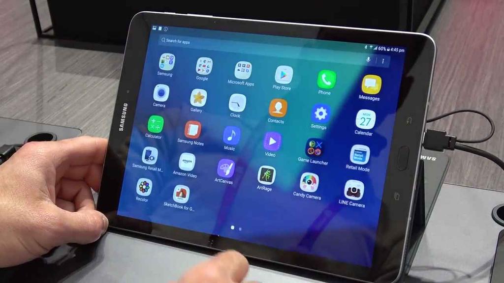 Uso del tablet Samsung Galaxy Tab S3