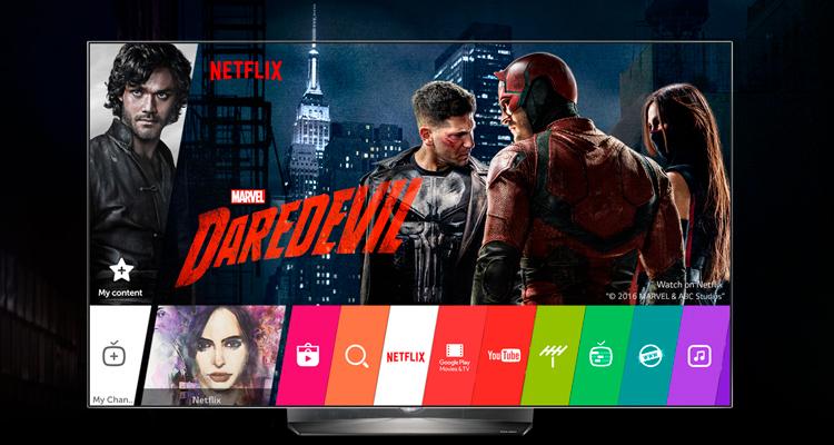 Netflix UHD 7K LG TV