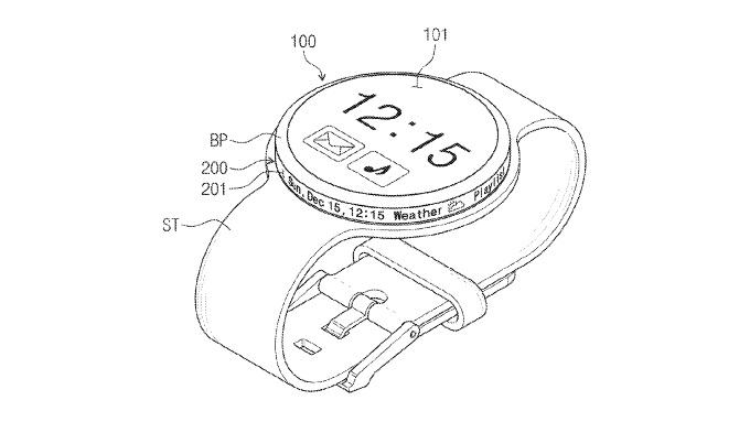 Samsung patente segunda pantalla smartwatch