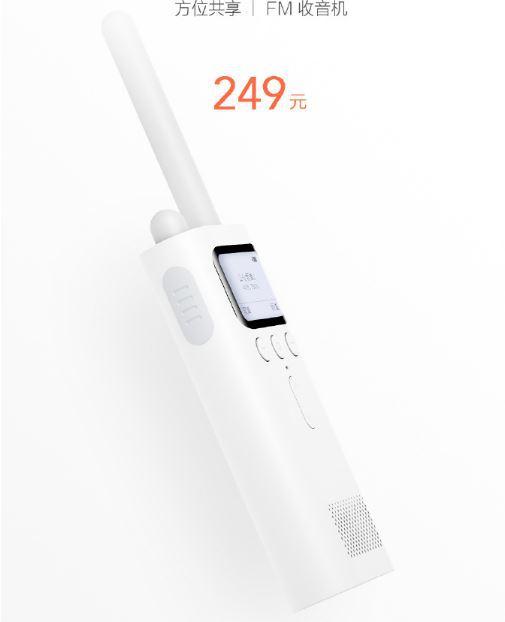 Xiaomi Walkie-Talkie de color blanco