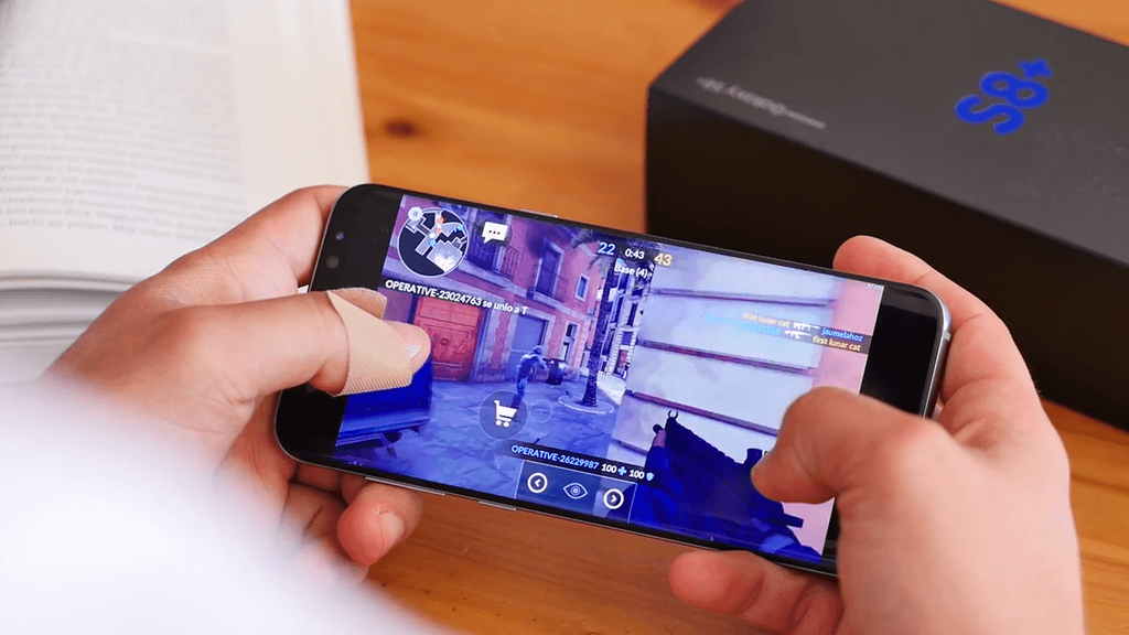 Ejecución juego en el Samsung Galaxy S8+