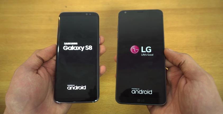 Imagen de Samsung Galaxy S8 frente al LG G6