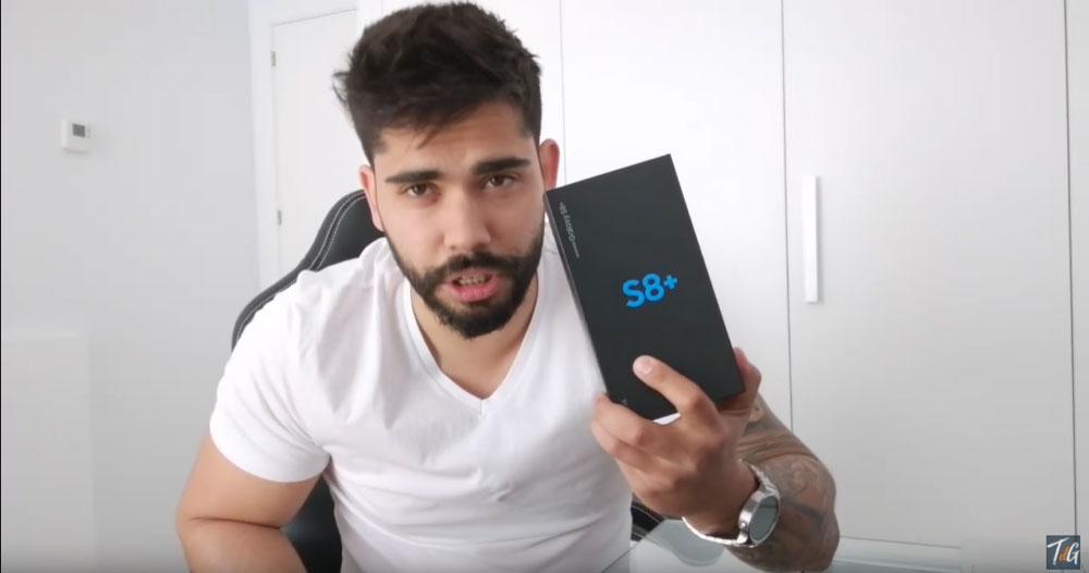 jaume unboxing galaxy s8+