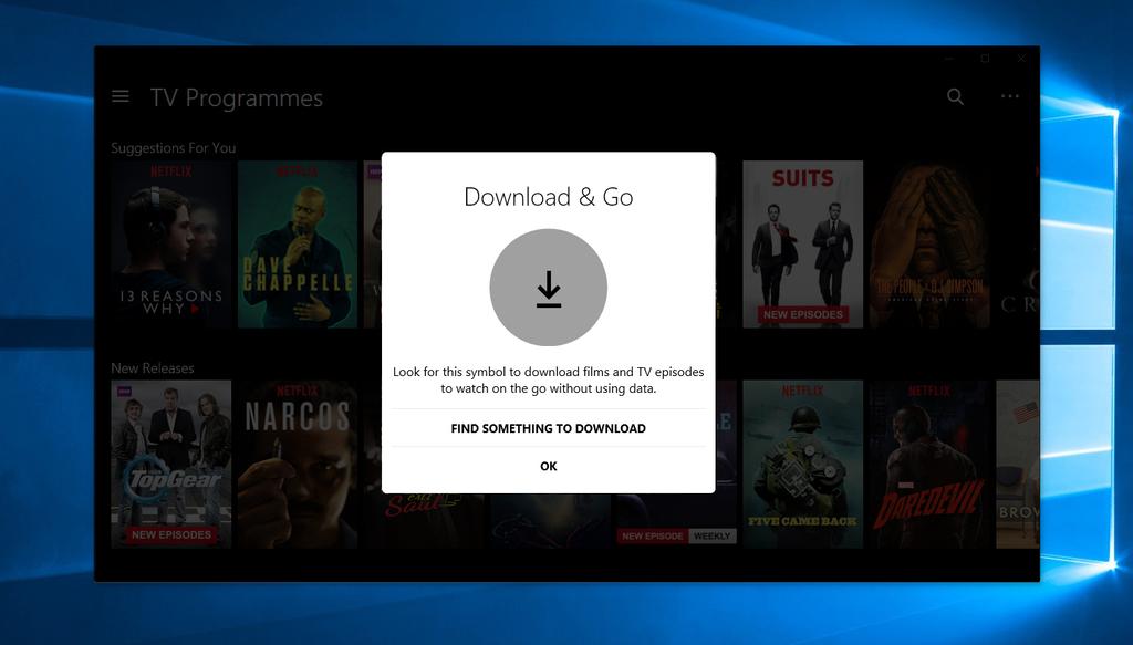 Descarga contenidos en Netflix en Windows 10