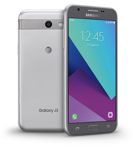 Diseño del teléfono Samsung Galaxy J3 2017