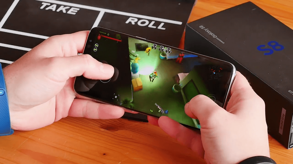 Ejecución de juego en el Samsung Galaxy S8