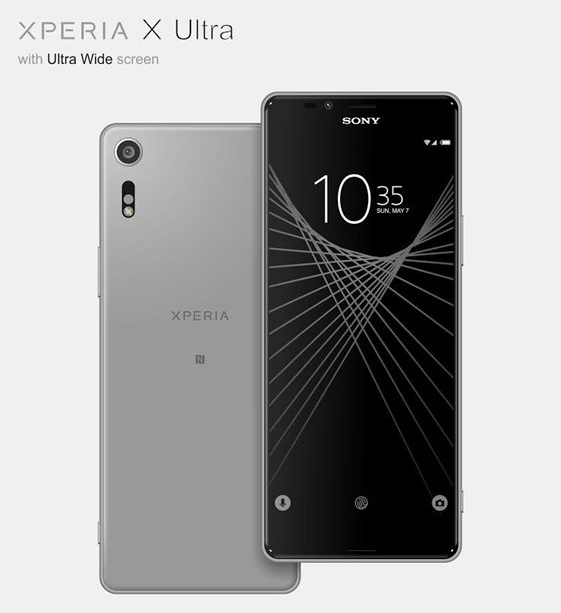 Posible diseño del Sony Xperia X Ultra