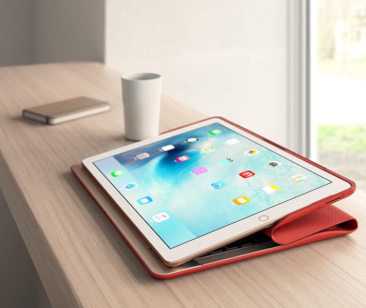Tablet iPad Pro con funda
