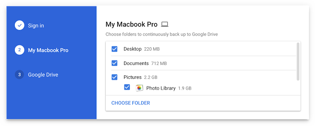 Backup and Sync en Google Drive