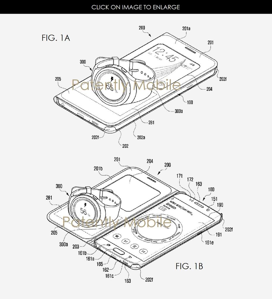 Patente funda para que cargues el smartwatch con el teléfono