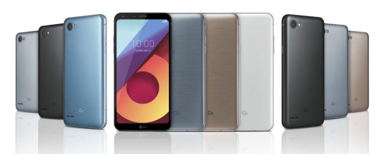 Gama de colores LG Q6