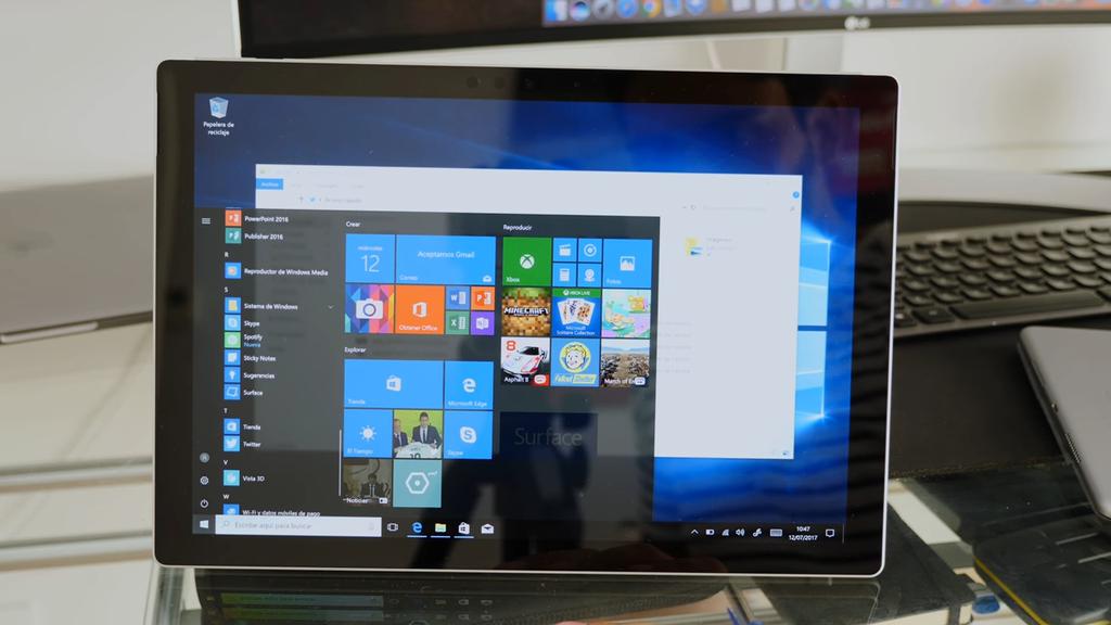 Windows 10 en Microsoft Surface Pro