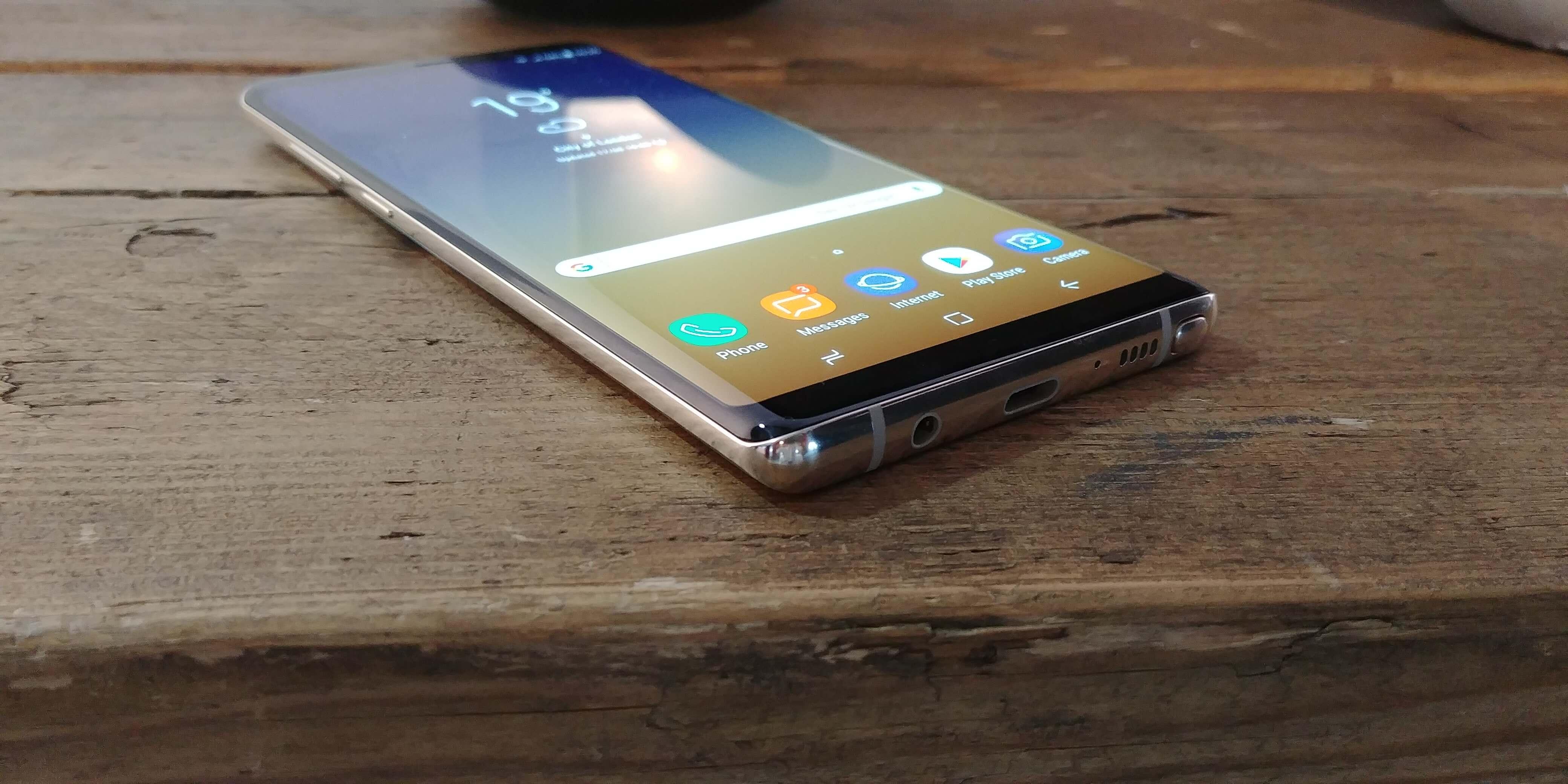 Diseño del Samsung Galaxy Note 8