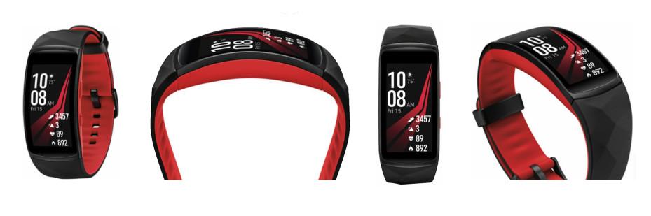 Diseño de la pulsera Samsung Gear Fit 2 Pro