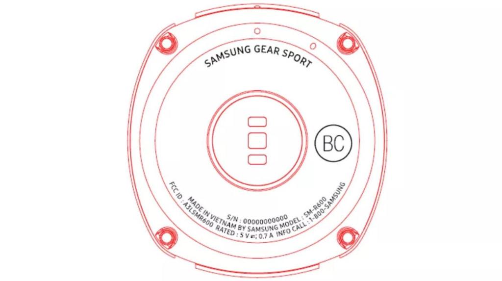 diseño del Samsung Gear Sport