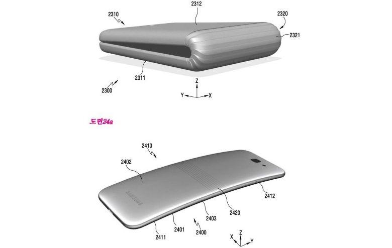 Diseño del teléfono Samsung Galaxy X