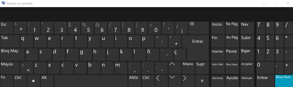 Decaer esencia Mareo Cómo disfrutar del pad numérico de Windows 10 si tu teclado no tiene