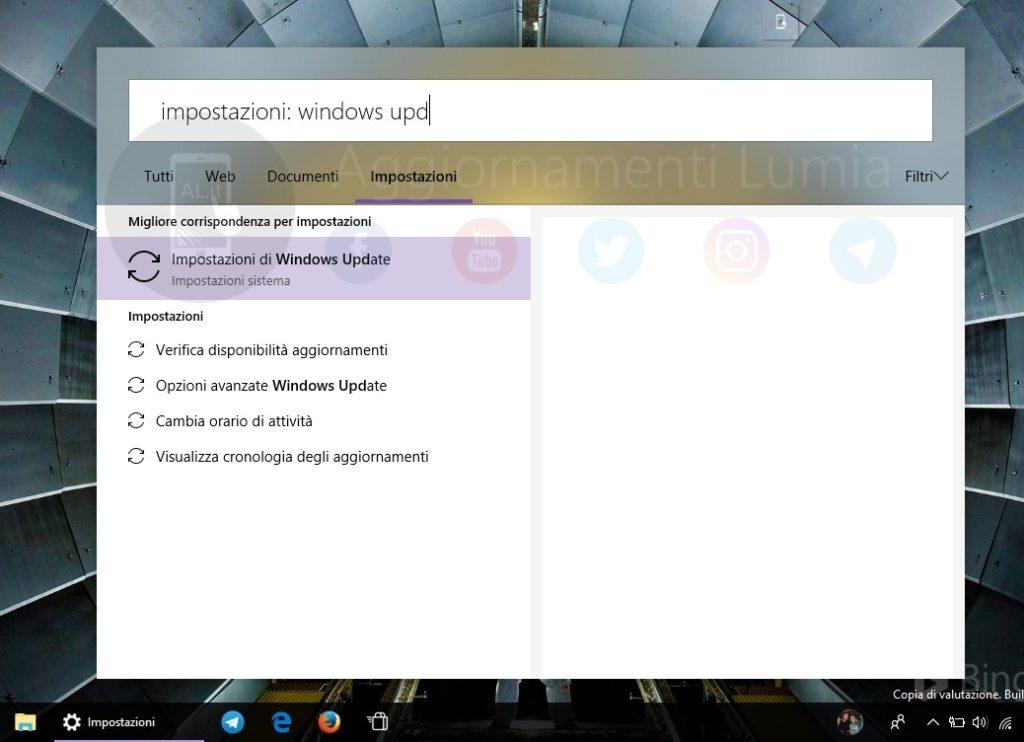 Interfaz nueva barra de búsqueda Windows 10