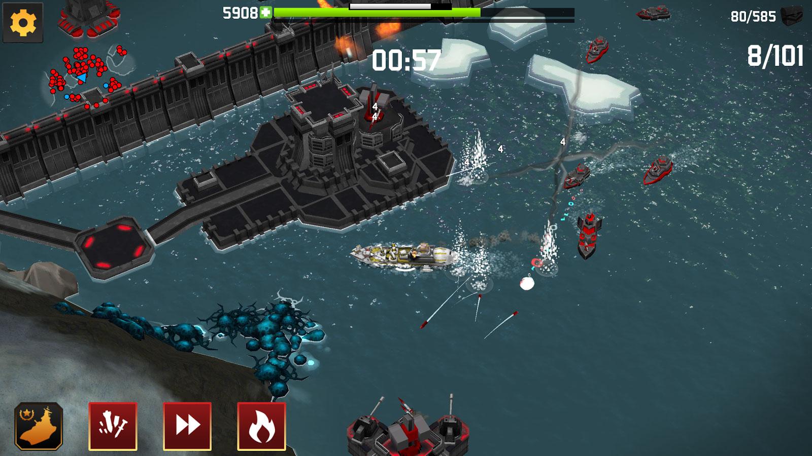 Juego Android Fortress: Destroyer